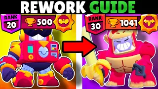 How I Pushed RANK 30 Surge (Rework) in Solo Showdown (Guide) | Tips and Tricks Brawl stars