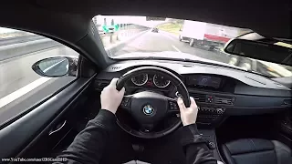 BMW E92 M3 POV Test Drive Acceleration 6 Speed Manual Launch Sound