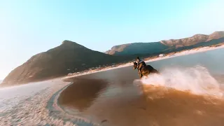 Horse Riding Noordhoek Beach: FPV Racing Drone