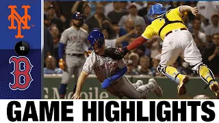 Mets vs. Red Sox Game Highlights (9/21/21) | MLB Highlights