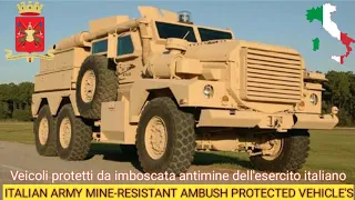 Italian Army Mine-Resistant Ambush Protected Vehicle's || Veicoli protetti da imboscata antimine