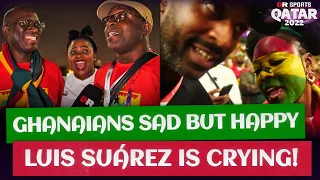 Ghanaians SAD But Happy Luis Suárez Is Crying! | Ghana 0-2 Uruguay