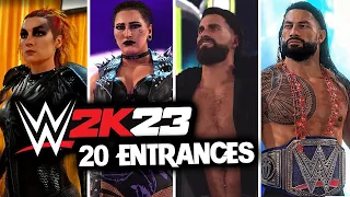 WWE 2K23 | Every Entrance So Far (Over 20 Superstars)