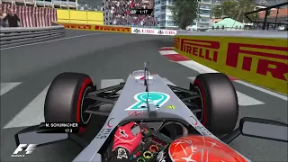 F1 Monaco 2012 - Michael Schumacher's FINAL POLE POSITION LAP