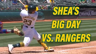Shea Langeliers' big day vs. Rangers | 5/8/24 | Oakland A's highlights