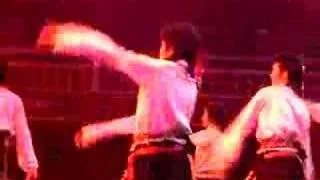 Tibetan dancing in night club