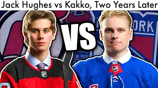 Jack Hughes vs Kaapo Kakko, Who Is Better In 2021? (Top NHL Draft Prospects & Devils/Rangers Mock)