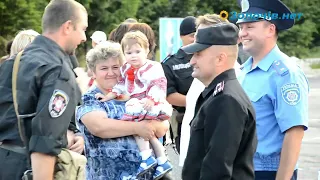 У Золочеві зустрічали військовослужбовців ВЧ 3007, що повернулися зі сходу