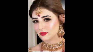 Ushna Shah Red Bridal Look | Pakistani Bride
