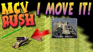 I MOVE IT! MCV rush in 3 vs 3 match of Command & Conquer Yuri's Revenge Online Multiplayer CnCNet