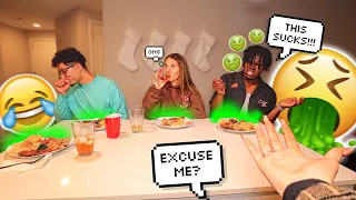 I DON'T LIKE YOUR FOOD PRANK ON MY GIRLFRIEND IN FRONT OF FRIENDS **INTENSE!!**