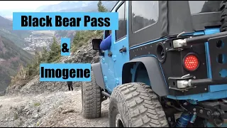 Black bear pass and Imogene in the Jeep JKU with a Toyota FJ