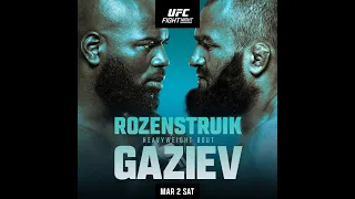 Разбор турнира UFC Fight Night   Rozenstruik vs  Gaziev   3 03 2024