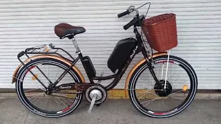 Електровелосипед Lady "Messina 26 " 500W Panasonic 48V 18AH Дорожний ebike 100km