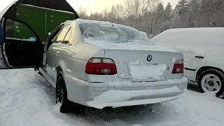 BMW 525TDS -9 Coldstart