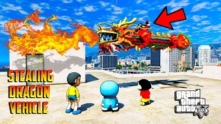 Shin-chan Franklin stealing dragon vehicle from The red criminals in Gta5