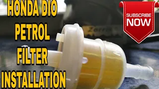 HONDA DIO PETROL FILTER | FIX IT YOURSELF | EASY WAY TO FIX THIS 😊