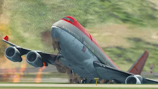 Drunk B747 Pilot Makes Insane Emergency Landing While Intoxicated | XP11