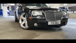 chrysler 300c on 22" with 25mm adapters