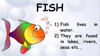 10 Lines on Fish in English | Few Sentences about Fish | Essay on Fish in English