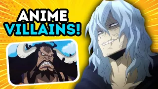 Guess the Anime VILLAINS! 🔥 Ultimate Character Anime Quiz