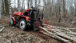 Naviják do lesa domácí výroby Crystal junior + Zetor 7745 junior