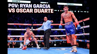 Ringside POV | RYAN GARCIA VS OSCAR DUARTE! The Best Moments From GarciaDuarte's 8RD Super Fight!