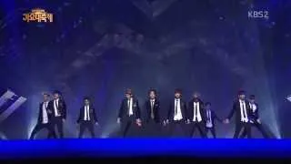 131227 EXO - Intro (Dub step) + Growl Live, KBS Gayo Daejun 2013 [HD]