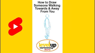How to Draw Someone Walking Towards and Away From You