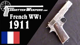 WW1 French Contract Colt 1911 for Tank Crewmen