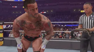 CM Punk vs. Drew McIntyre for the World Heavyweight Championship at SummerSlam | WWE 2K24