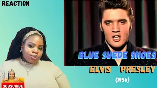 Elvis Presley- Blue Suede Shoes (1956) Reaction