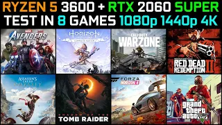 RTX 2060 Super Test in 8 Games 1080p 1440p and 4K