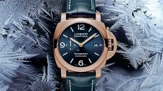 Enter the New Year with the Luminor Marina Goldtech™ #PAM01112,