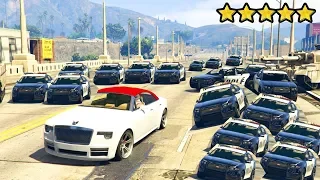 SURVIVRE LE PLUS LONGTEMPS AVEC 5 ETOILES SUR GTA 5 !