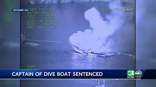 Captain sentenced to 4 years after fiery deaths of 34 people aboard California scuba dive boat