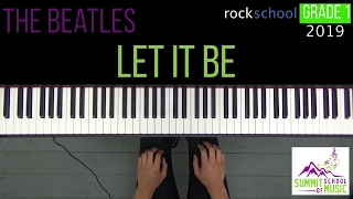 NEW Rockschool Grade 1 2019: Let It Be - The Beatles | Piano with sheet music