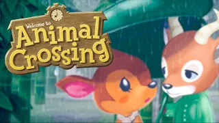 ANIMAL CROSSING • Relaxing Music Compilation with Rain Ambience☔