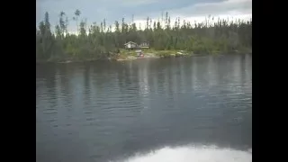 Landing on Lake Pipio-Northern Wilderness Outfitters