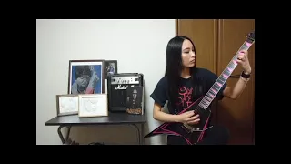 Deadnight Warrior/Children Of Bodom guitar cover[Tribute to Alexi project by Saaya #1]