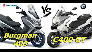 Comparison BMW C400 GT vs Suzuki Burgman 400