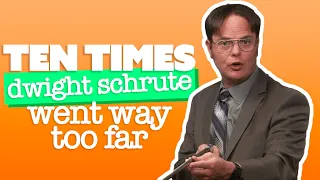 ten times dwight schrute went way too far | The Office U.S. | Comedy Bites