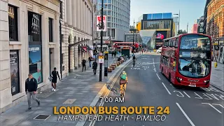 London's Best Bus Route: Discovering London's Iconic Landmarks on Bus 24 from Hampstead to Pimlico 🚌