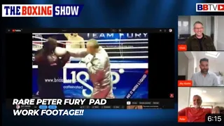 NEW! PETER FURY REACTS TO RARE CLIP OF HIM HITTING THE PADS - EXPLAINS HIS PRO CAREER IN BOXING