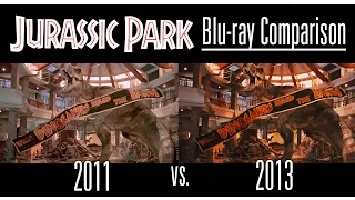 Jurassic Park Blu-ray Comparison [2011 vs 2013 Transfer]