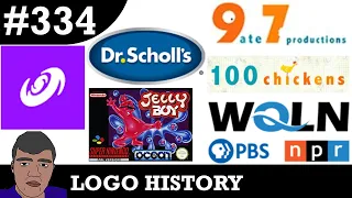 LOGO HISTORY #334 - WQLN, Jelly Boy, Dr  Scholl's, retroGALAXY, 100 Chickens & 9 Ate 7 Productions