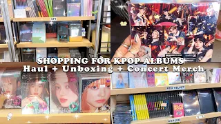 ☆ SHOPPING FOR KPOP ALBUMS  + CONCERT GOODS | VLOG + UNBOXING ☆