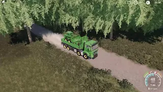 Forest road cleaning - Forestry on Holmåkra | Farming Simulator 19 | Episode 1