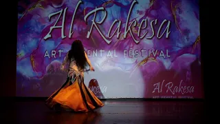 Natalia Kamenchuk gala show "Al Rakesa Festival 2019" dance with sword
