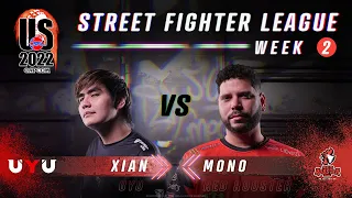 Xian (Seth) vs. Mono (F.A.N.G) - FT2 - Street Fighter League Pro-US 2022 Week 2